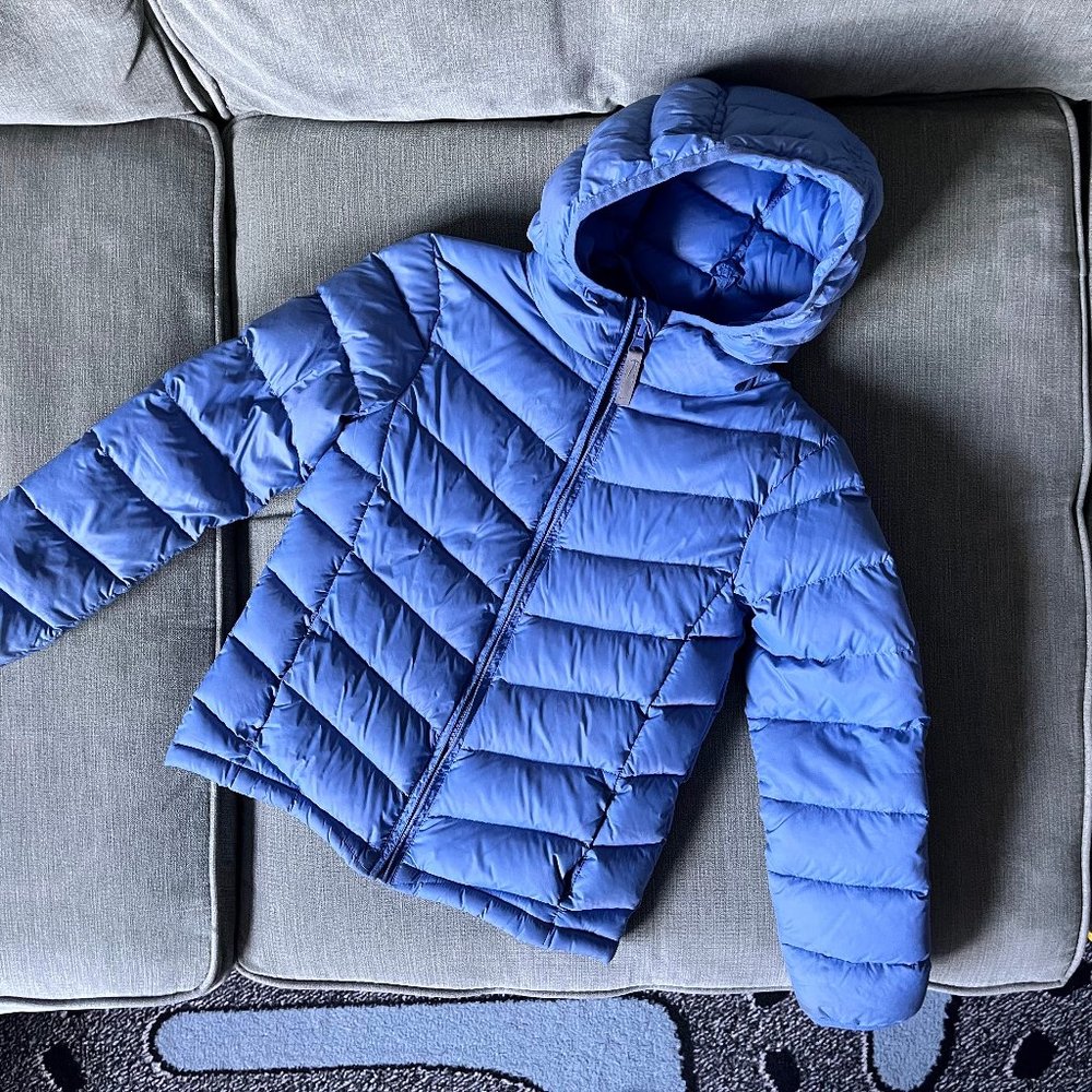 Der Bar unisex boys, girls 5-6 down lightweight hooded jacket